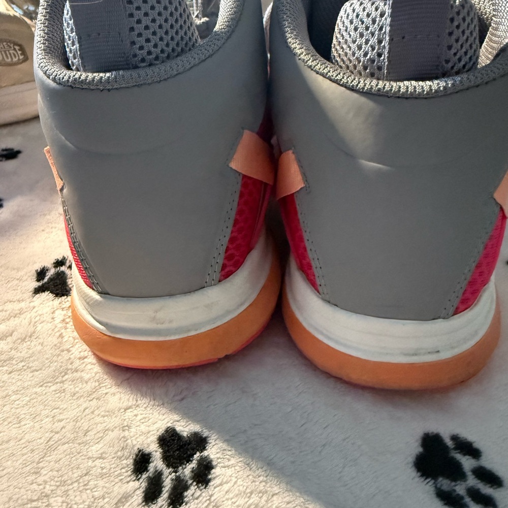 Ryka Women's Pink and Gray Athletic High-Tops - Picture 2 of 4